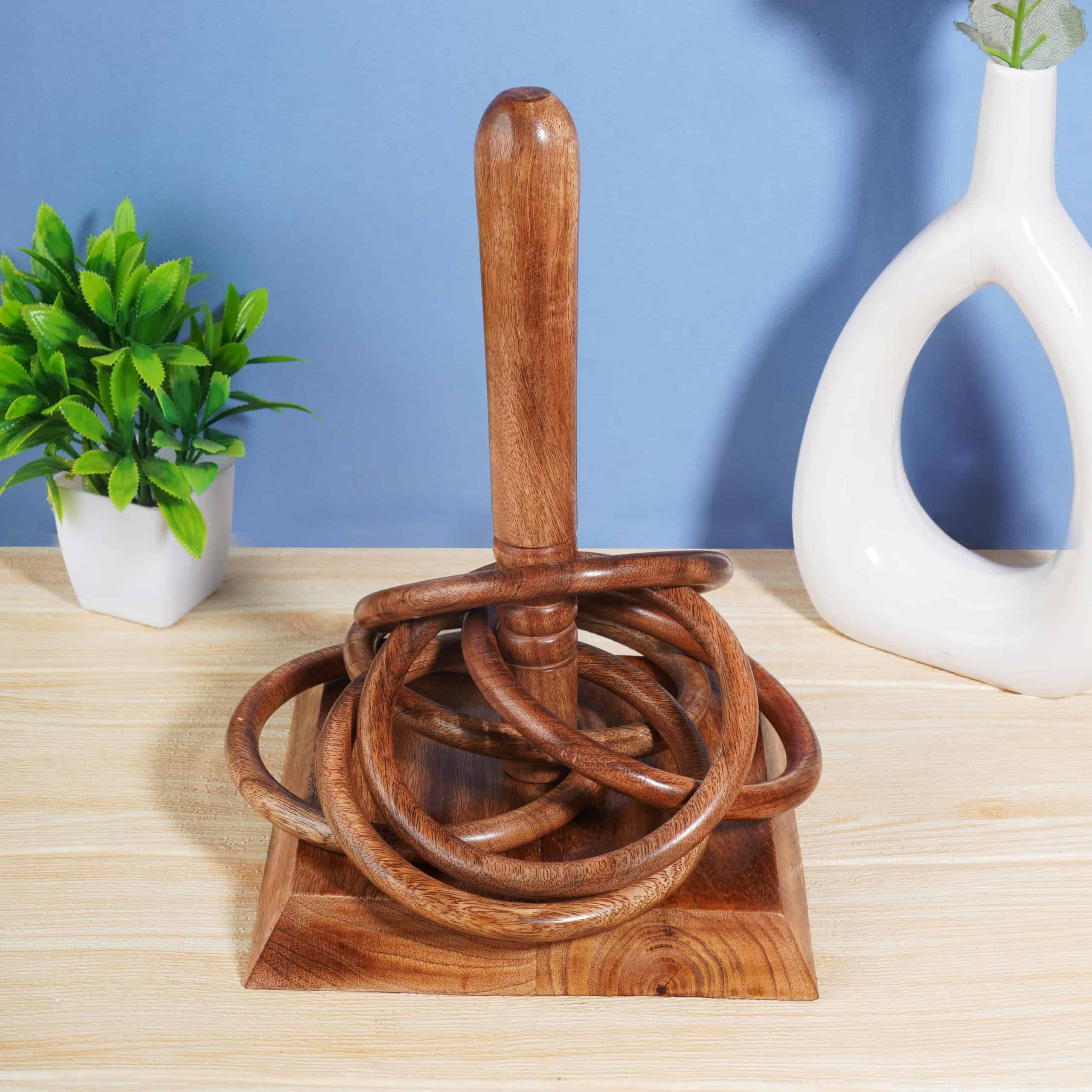 Juego de Anillos de Madera Ajuny para Niños - Juego - Imagen 7