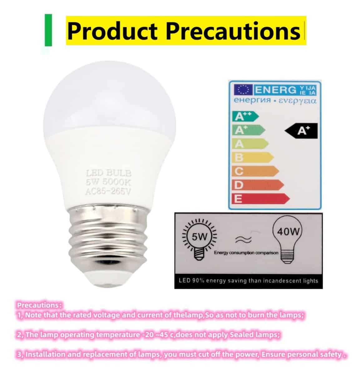 Bombilla LED para refrigerador Piumeif W10565137 apta para - Imagen 4