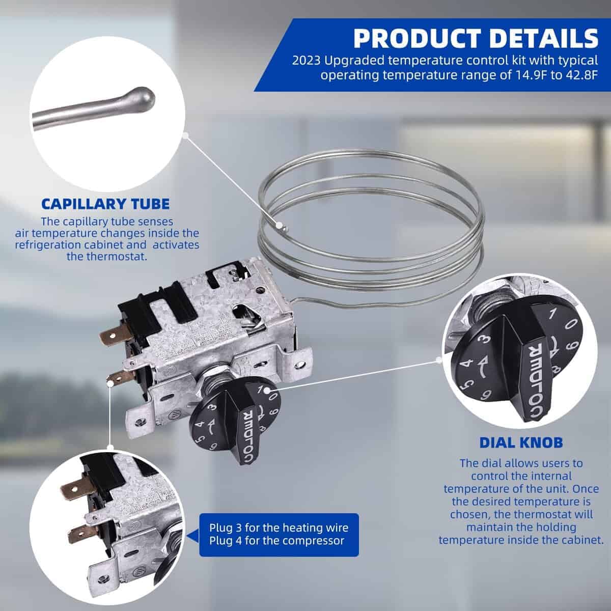 Nuevo Kit de Control de Temperatura 800393 Actualizado, - Imagen 4