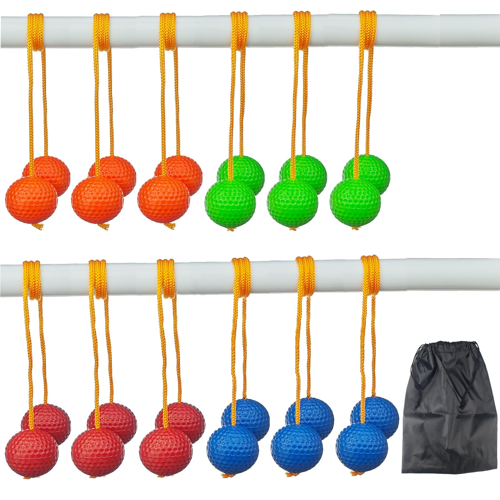 Zelerdo 12 Pack Ladder Toss Balls Ladder Balls Replacement