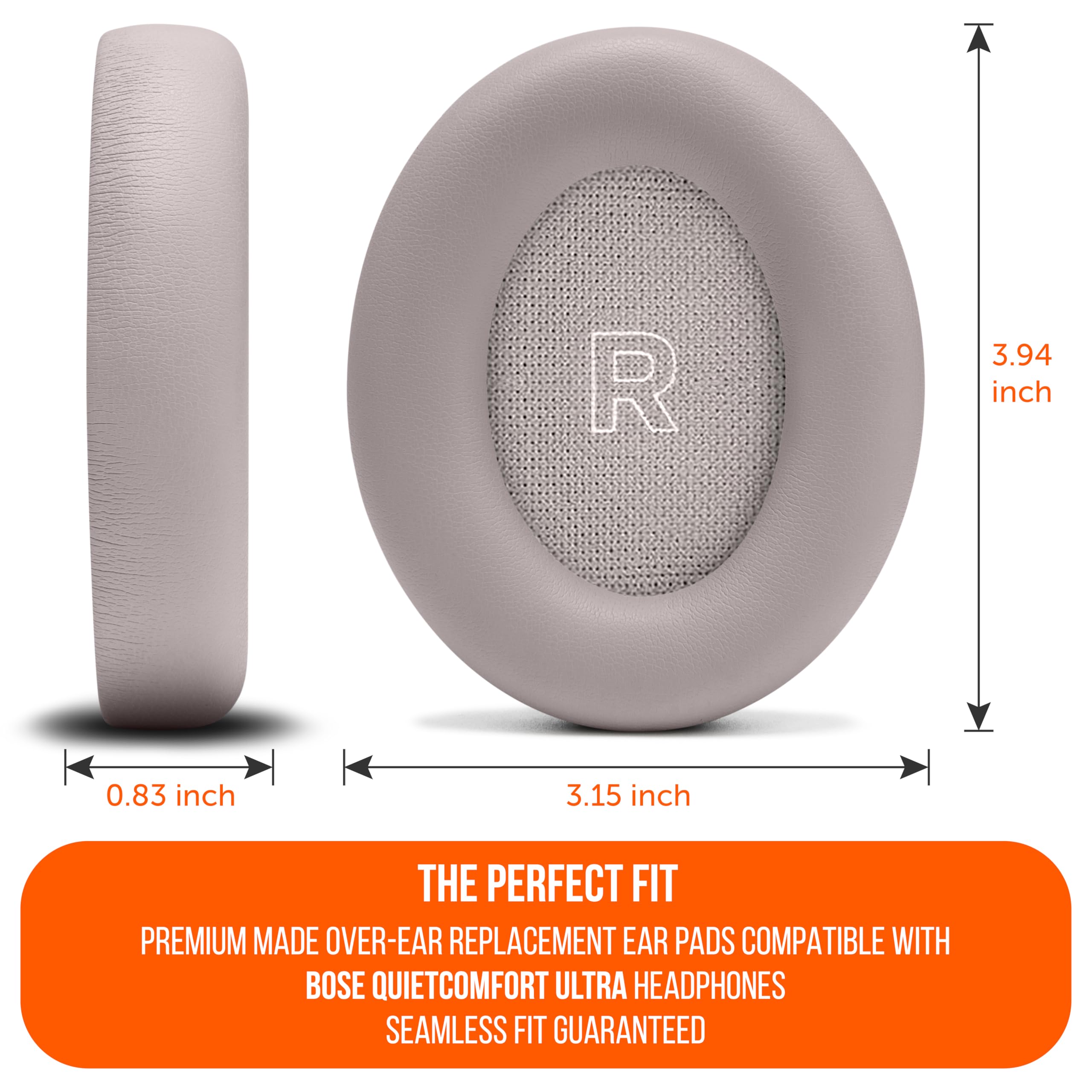 Almohadillas para audífonos WC PadZ QC Ultra -Sandstone - Imagen 6