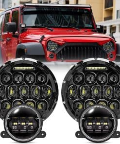 Faros LED mejorados JHLion para Jeep Wrangler + Luces