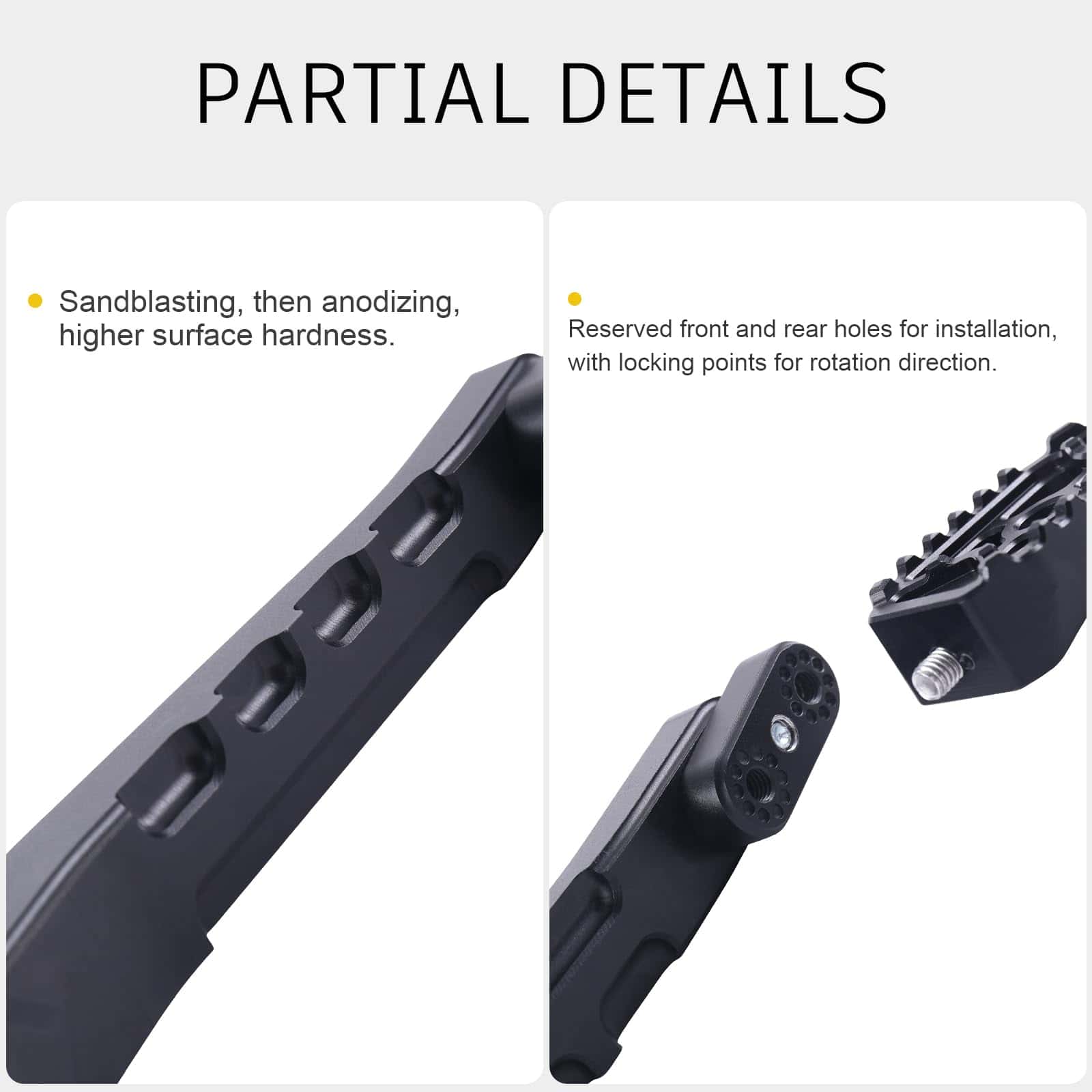 TOPRAMETAL para Harley Touring Tablas de Piso MX Reposapiés - Imagen 7