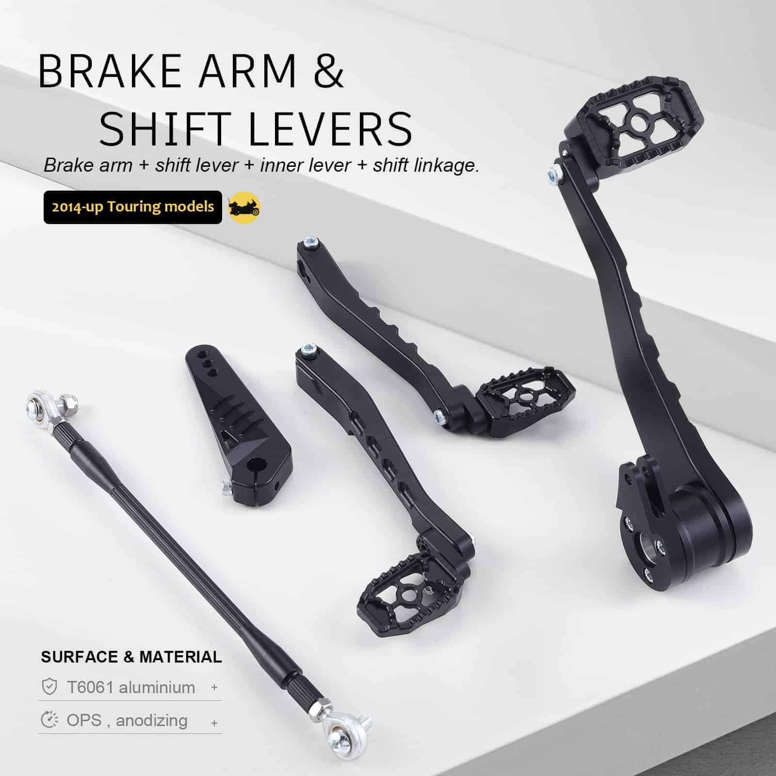 TOPRAMETAL para Harley Touring Tablas de Piso MX Reposapiés - Imagen 6