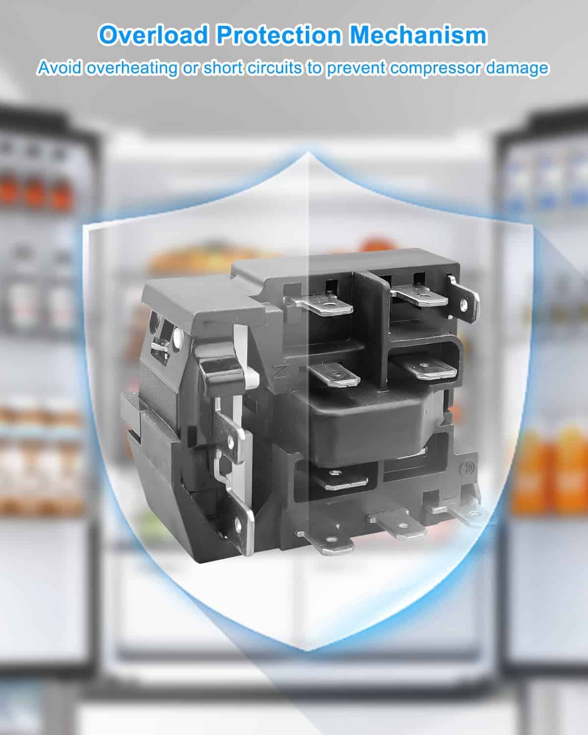 Kit de relé de arranque PTC y protector de sobrecarga para - Imagen 5