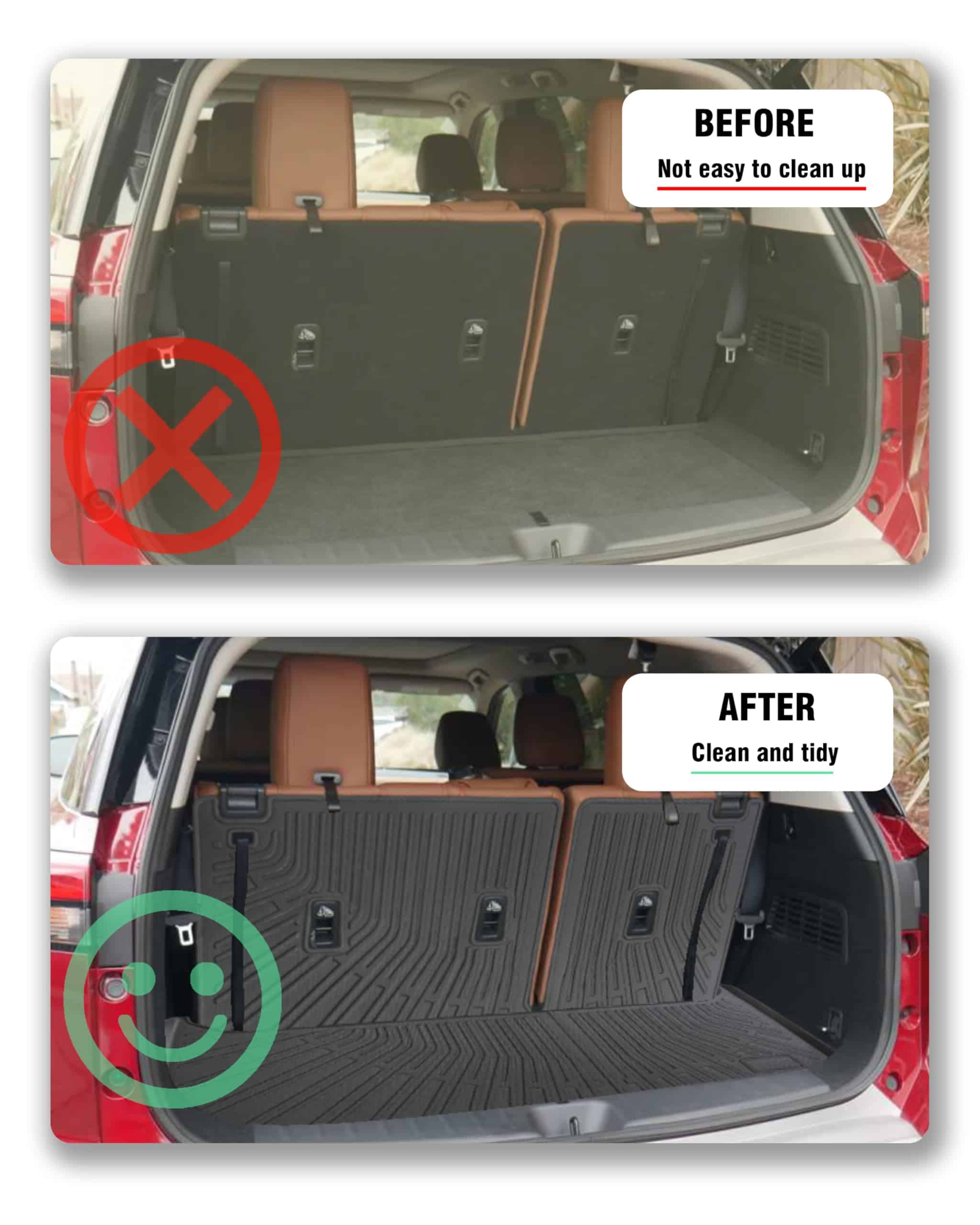 Protector de maletero YEBOOCA Compatible con Nissan - Imagen 4