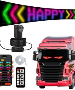 Lámpara de Ojo Colorido Super RGB 52.4"x7.5" para Ventanas