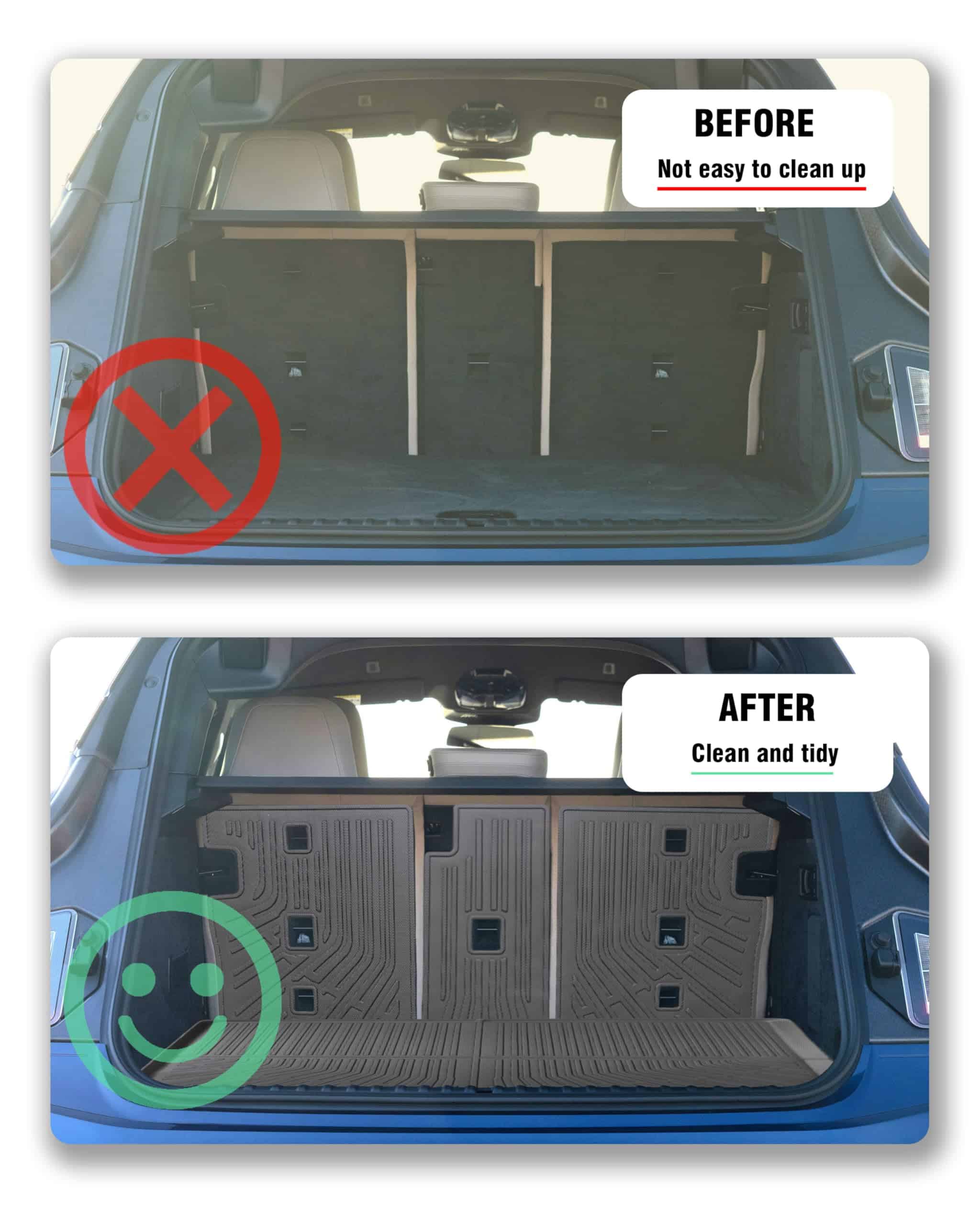 YEBOOCA Protector de maletero compatible con BWM IX - Imagen 4