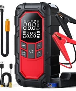 Arrancador de Coche con Compresor de Aire, -CD, Luces