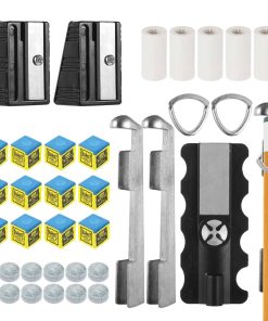 Kit de Reparación de Taco de Billar de 38 Piezas, Set de