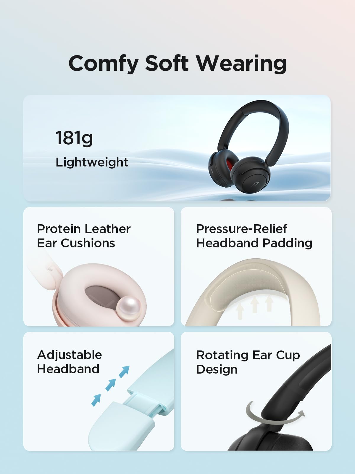 1MORE Audífonos inalámbricos Bluetooth para niños - HQ20 - Imagen 7