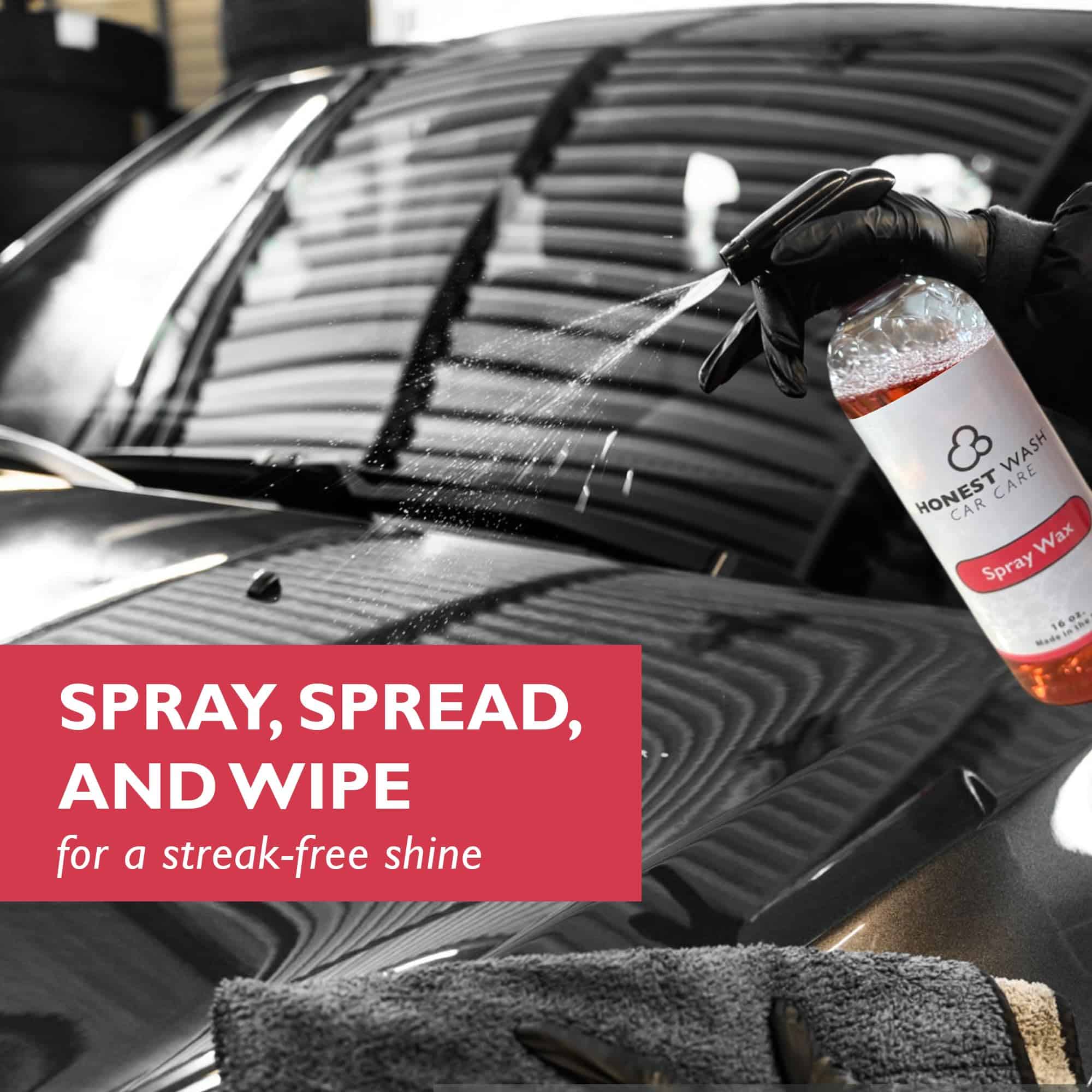 Honest Wash Spray Wax � Mejora el brillo, protege la - Imagen 5