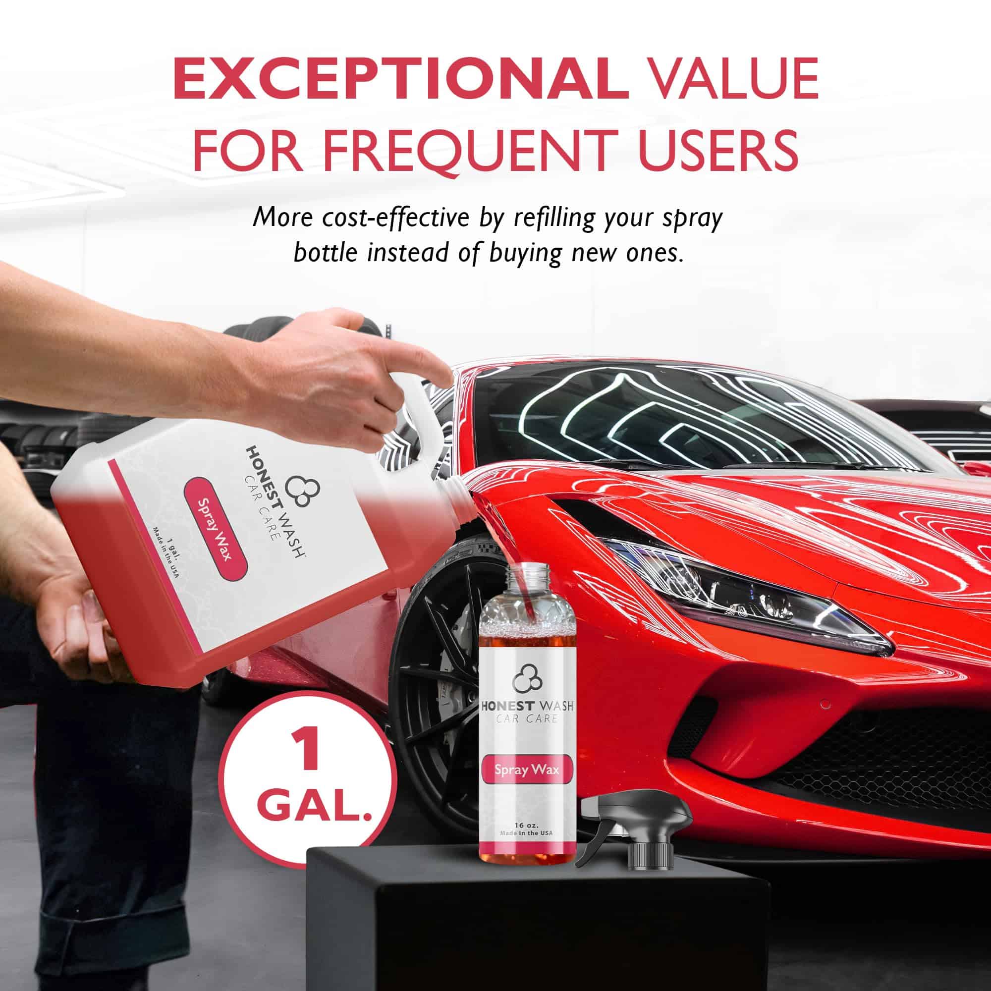 Honest Wash Spray Wax � Mejora el brillo, protege la - Imagen 4