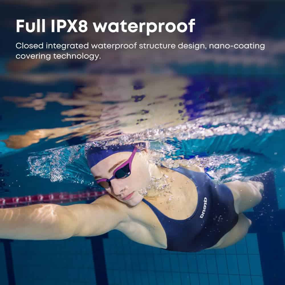 Audífonos de conducción ósea XIMAND a prueba de agua IPX8, - Imagen 3
