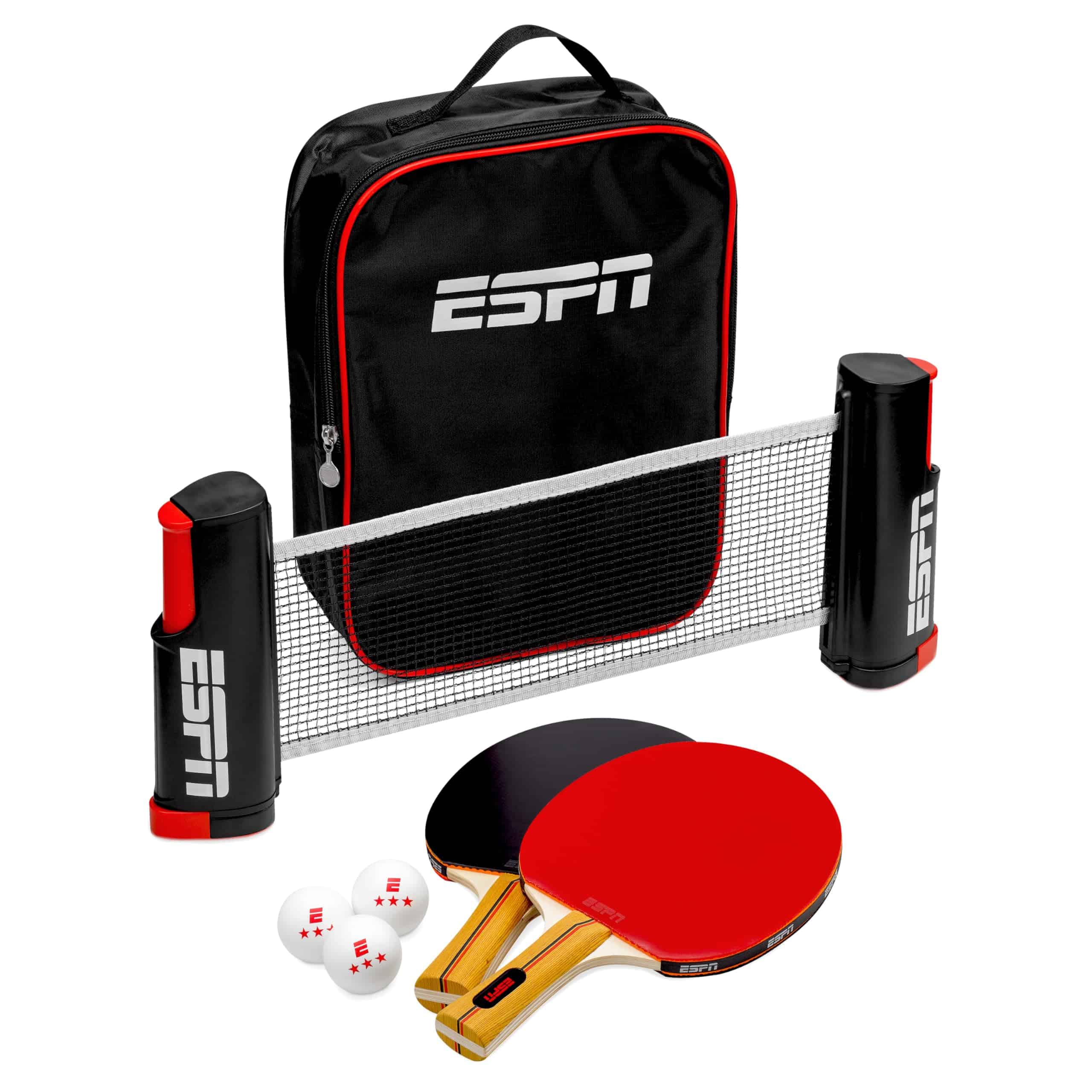 Set de Ping Pong ESPN Incluye 3 Pelotas de Ping Pong, 2