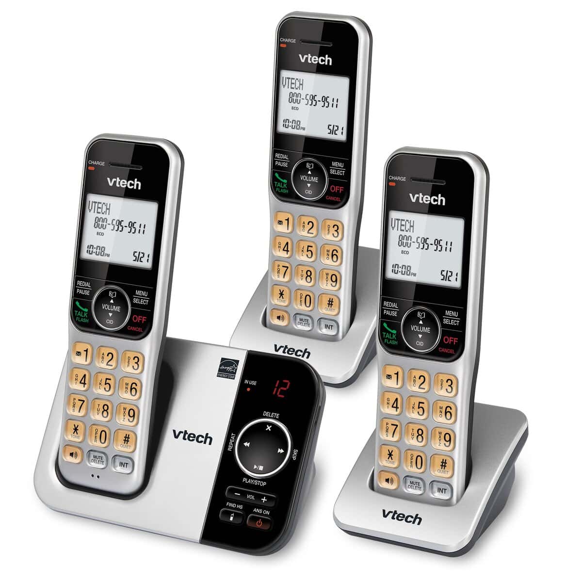 Teléfono inalámbrico expandible VTech de 3 auriculares DECT - Imagen 4