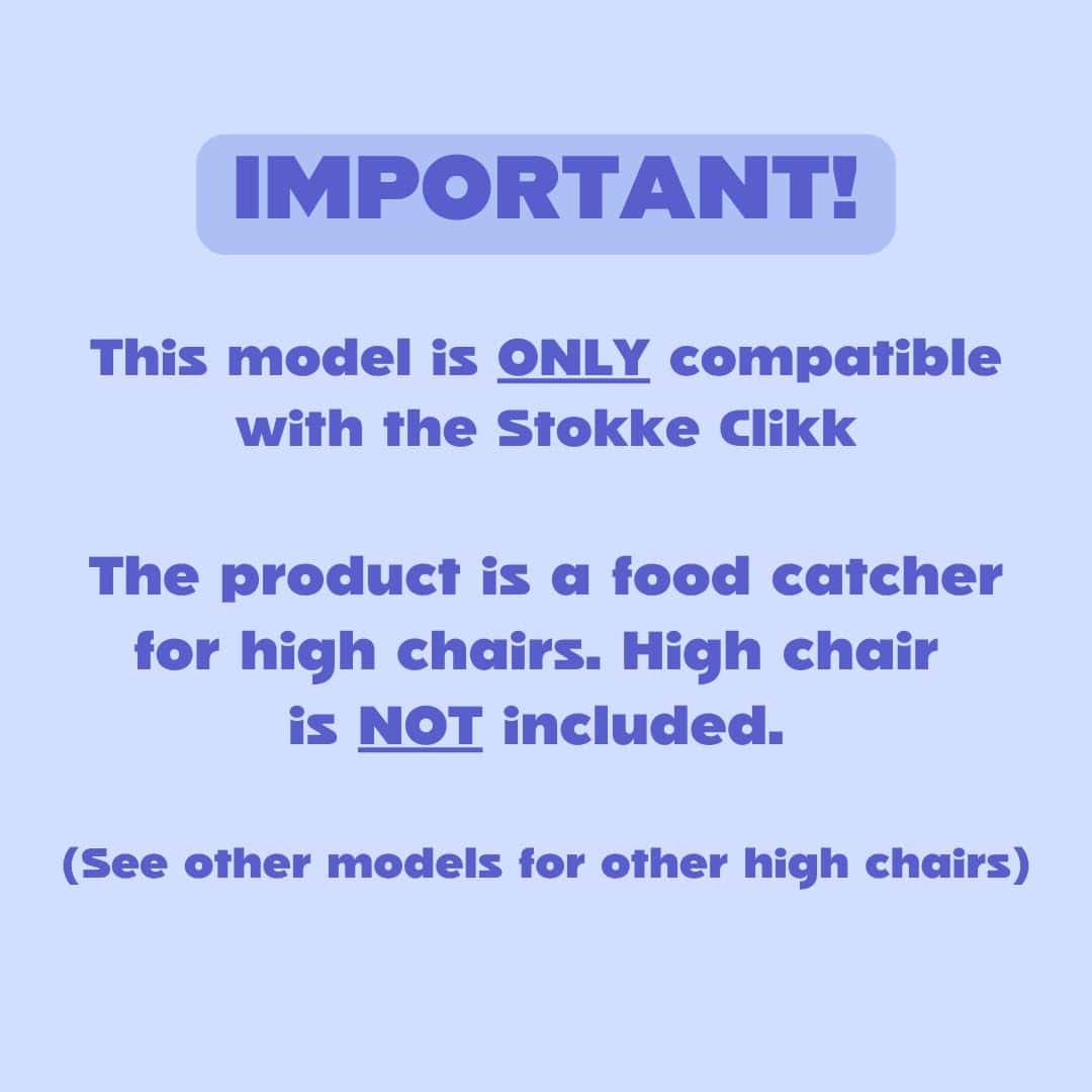 CATCHY -Food Catcher-Compatible con Stokke Clikk High Chair - Imagen 3
