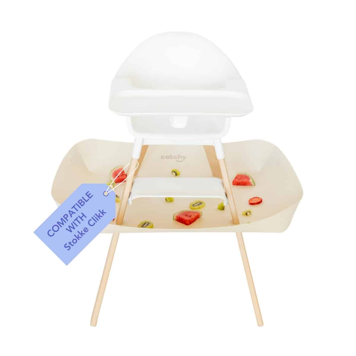 CATCHY -Food Catcher-Compatible con Stokke Clikk High Chair
