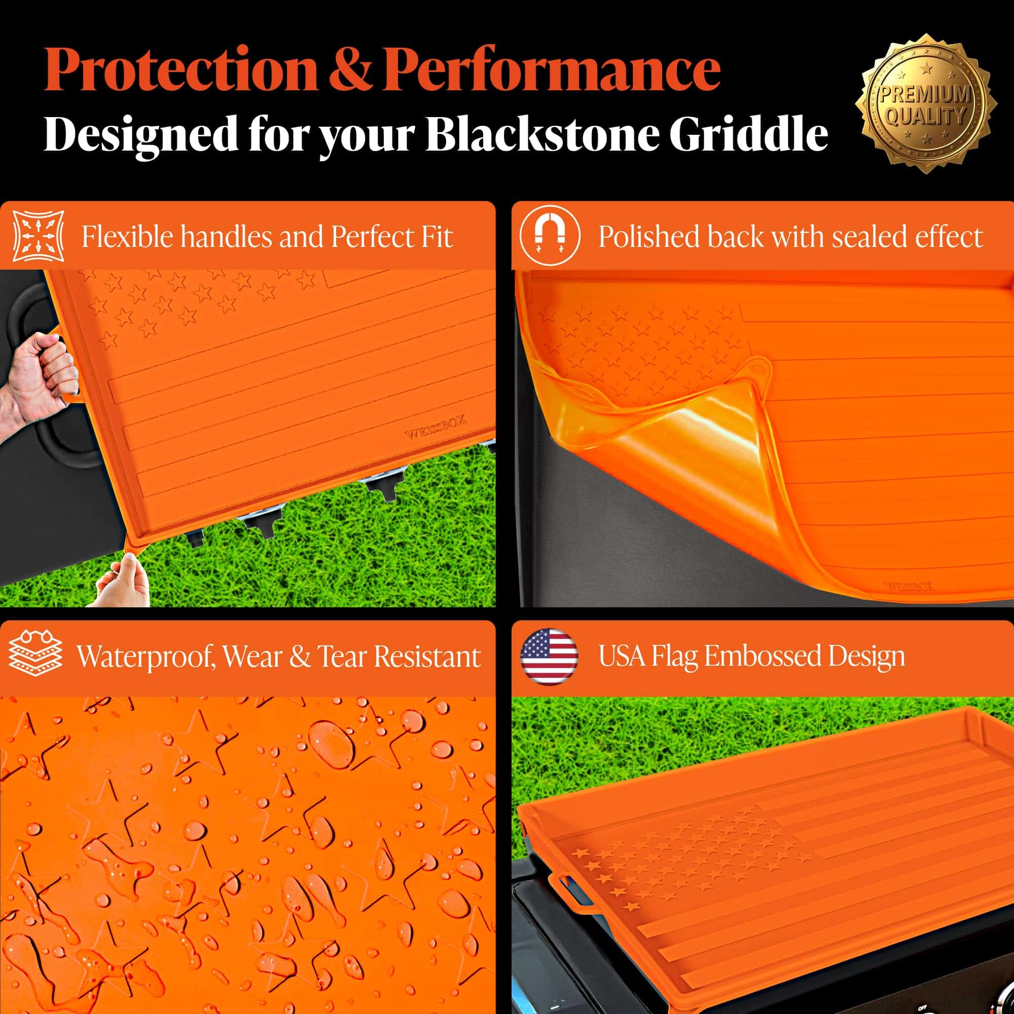 Tapete de Silicona de 36" para Parrilla Blackstone por - Imagen 3