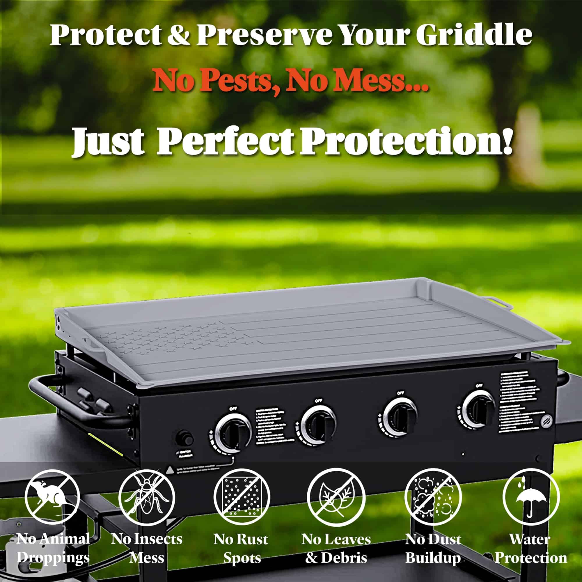 28" Tapete de Griddle de Silicona para Parrilla Blackstone - Imagen 7