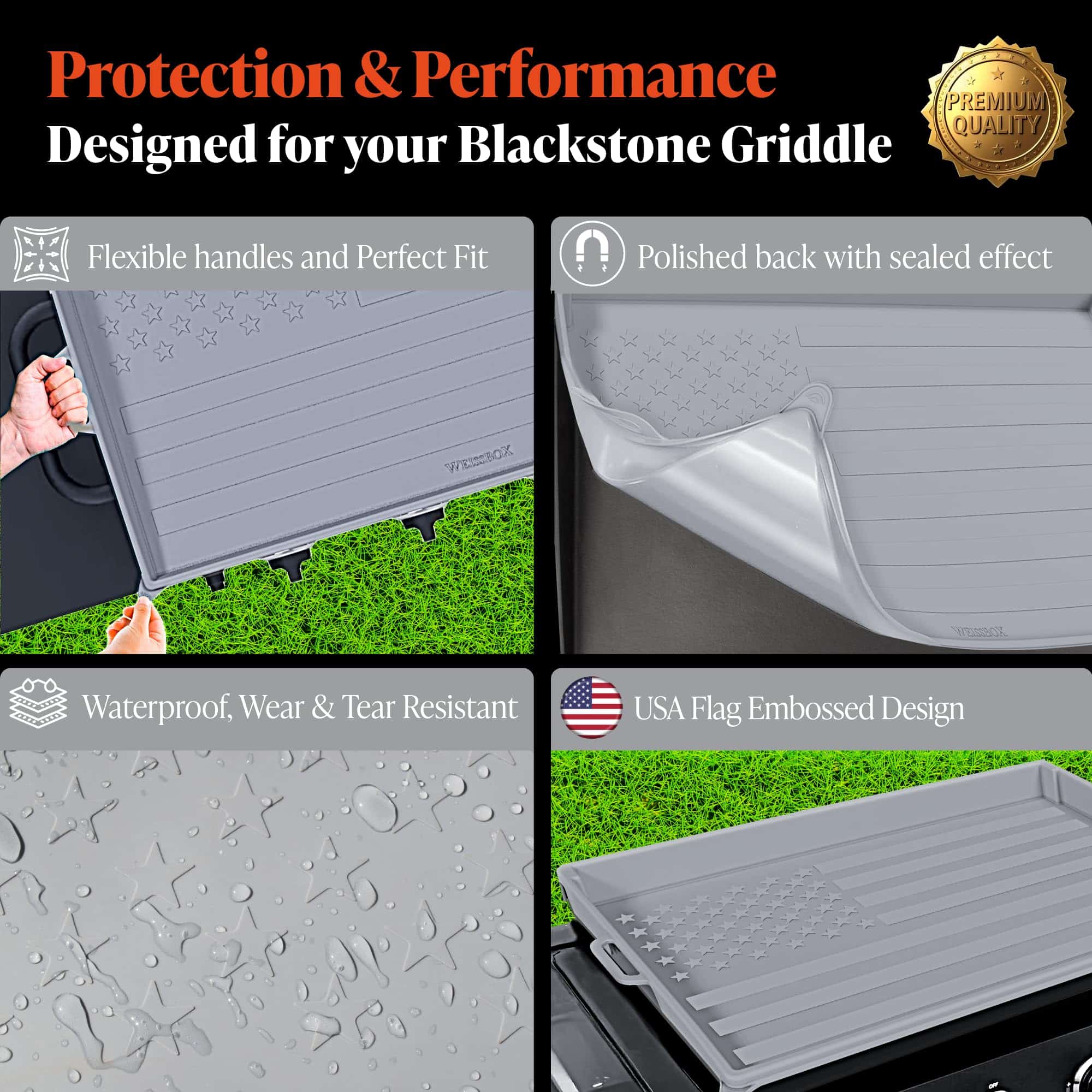 28" Tapete de Griddle de Silicona para Parrilla Blackstone - Imagen 3