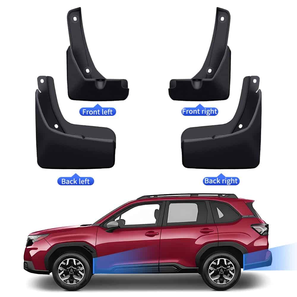 LUNQIN Guardabarros para Coches Guardabarros Salpicaduras - Imagen 4