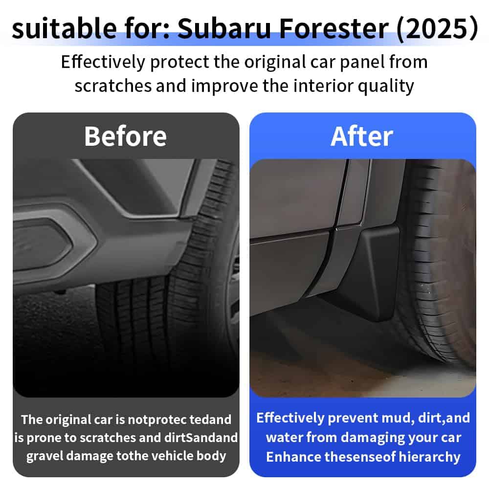 LUNQIN Guardabarros para Coches Guardabarros Salpicaduras - Imagen 3