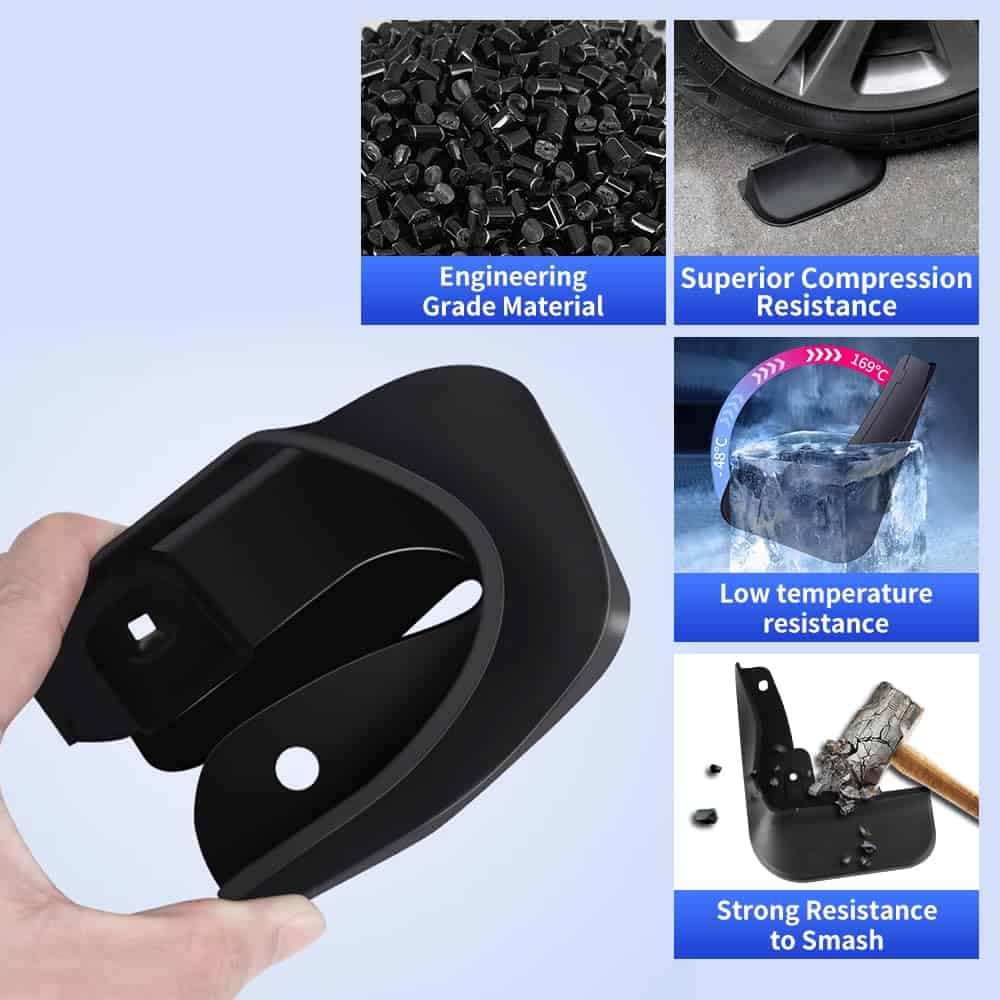 LUNQIN Guardabarros para Coches Guardabarros Salpicaduras - Imagen 5