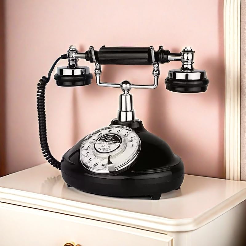 Teléfono Retro, Teléfono Fijo TelPal con Redial de Último - Imagen 3