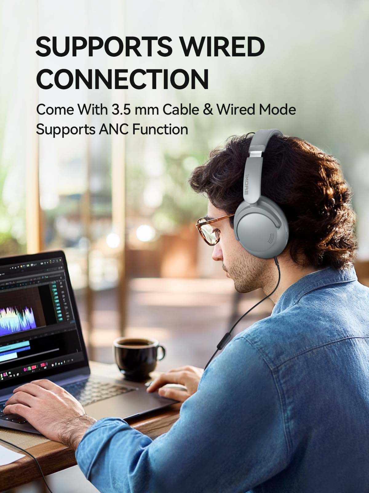 Audífonos con cancelación de ruido 1MORE -Plateado - Imagen 7