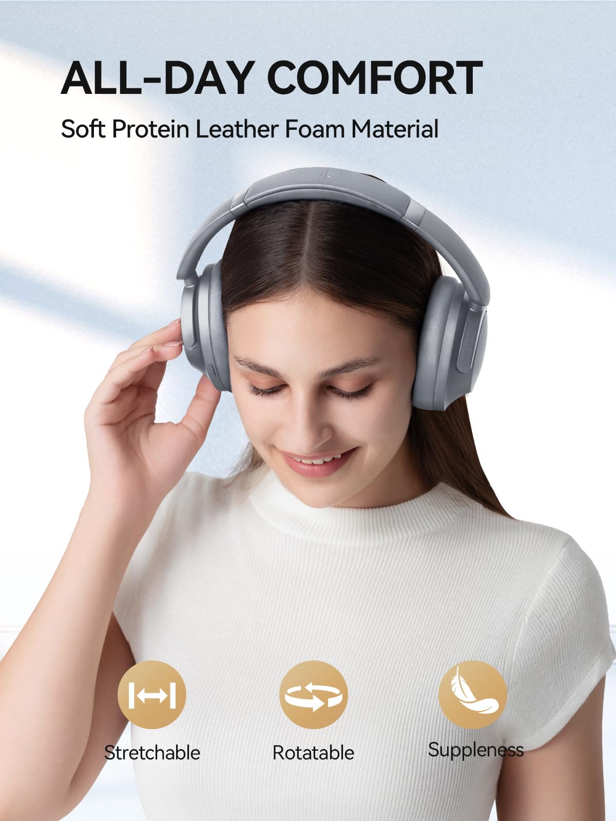 Audífonos con cancelación de ruido 1MORE -Plateado - Imagen 8