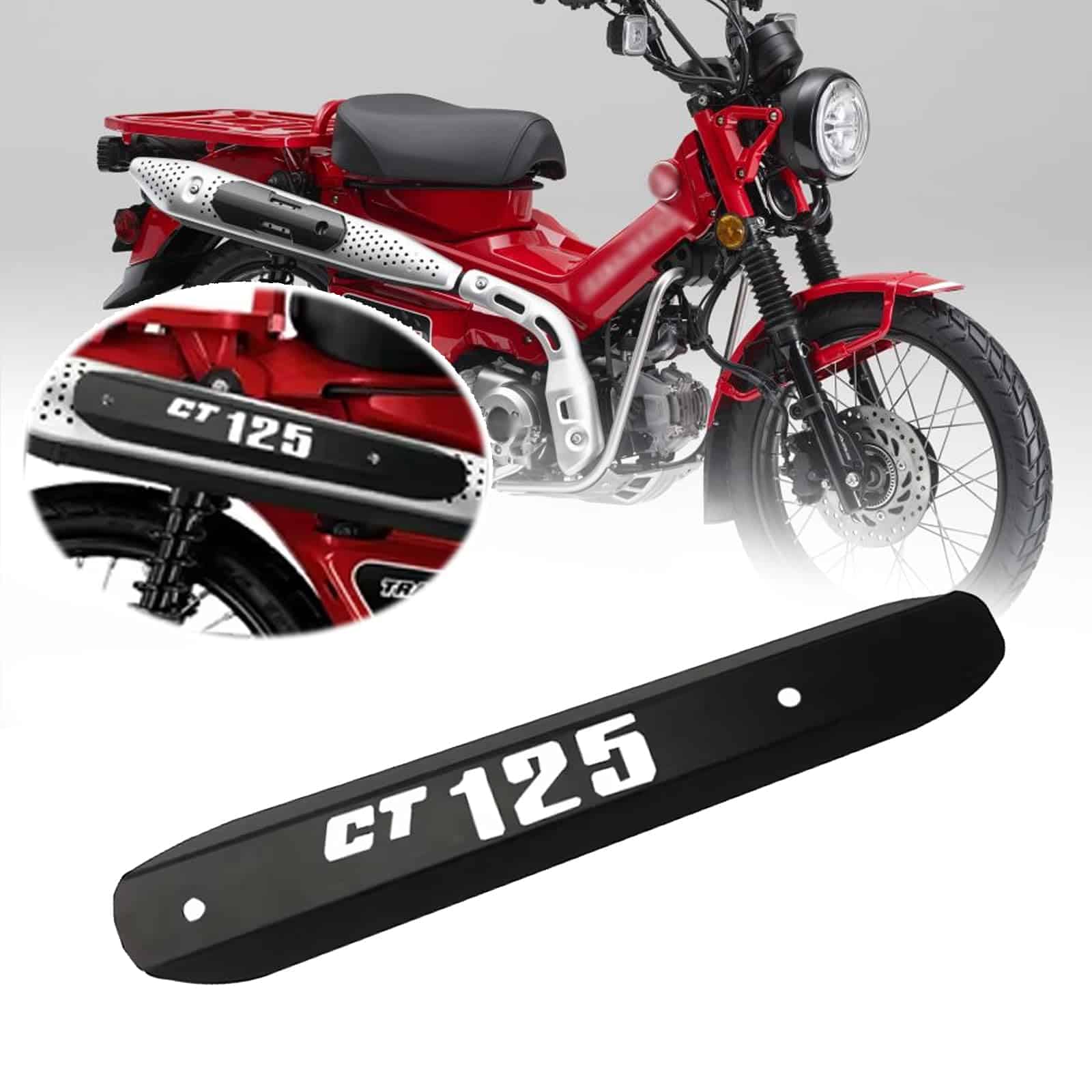 Protector de calor de escape de escape de  Hunter Cub CT125