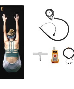 LandKissing� Tapete de Yoga de Conexión a Tierra 71"x24",