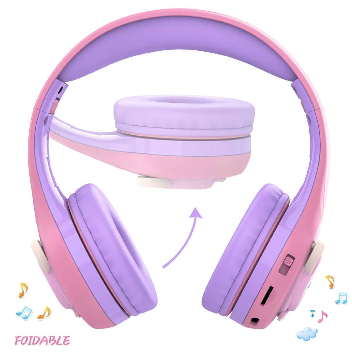 Audífonos inalámbricos para niños Riwbox CB-7S, control de - Imagen 3