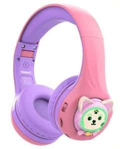 Audífonos inalámbricos para niños Riwbox CB-7S, control de