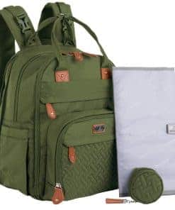 Mochila de pañales BabbleRoo extra grande, bolso de bebé