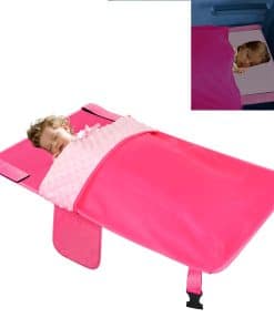 Cama de Avión para Niños con Manta, Extensor -Rosa