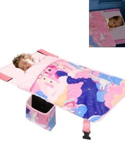 Cama de avión para niños con manta, Esenciales -Unicornio
