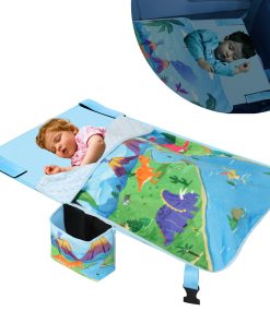 Cama de Avión para Niños con Manta, Esenciales -Dinosaurio
