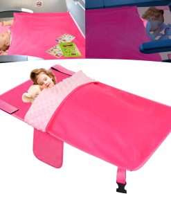 Cama de Avión para Niños GoCozy con Manta, -Con Manta-Rosa