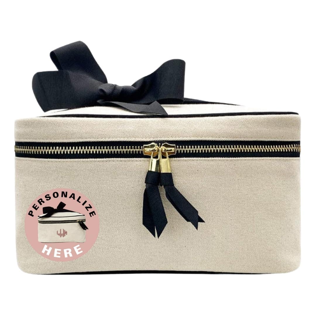 Bolsa de maquillaje Bag-all para mujeres | -Crema