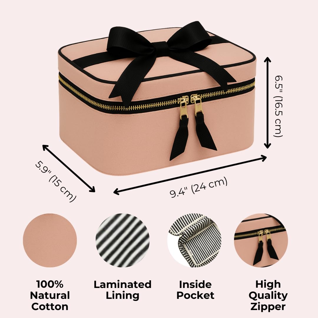 Bolsa de maquillaje Bag-all para mujeres | -Rosa/Rubor - Imagen 3