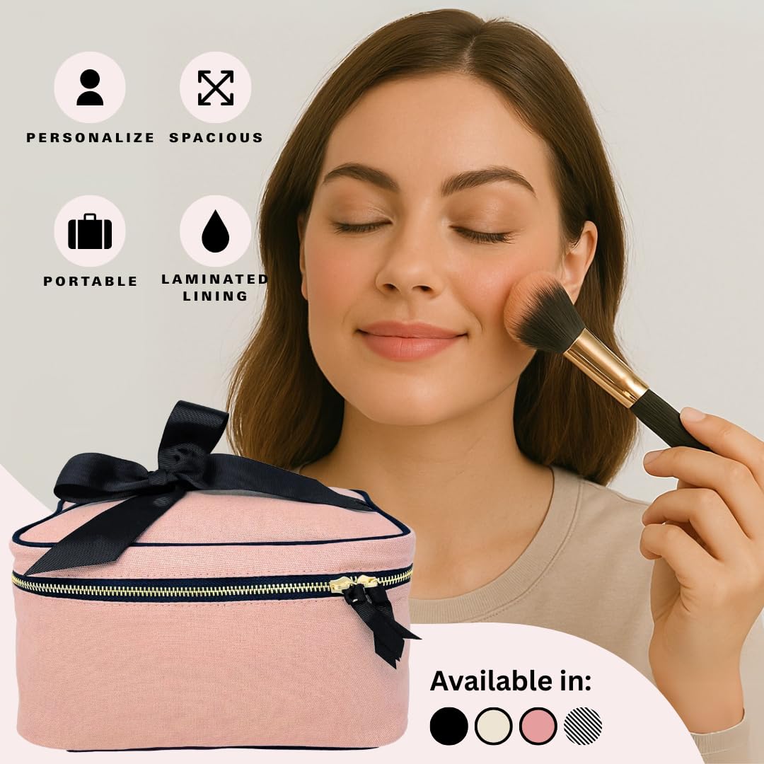 Bolsa de maquillaje Bag-all para mujeres | -Rosa/Rubor - Imagen 6