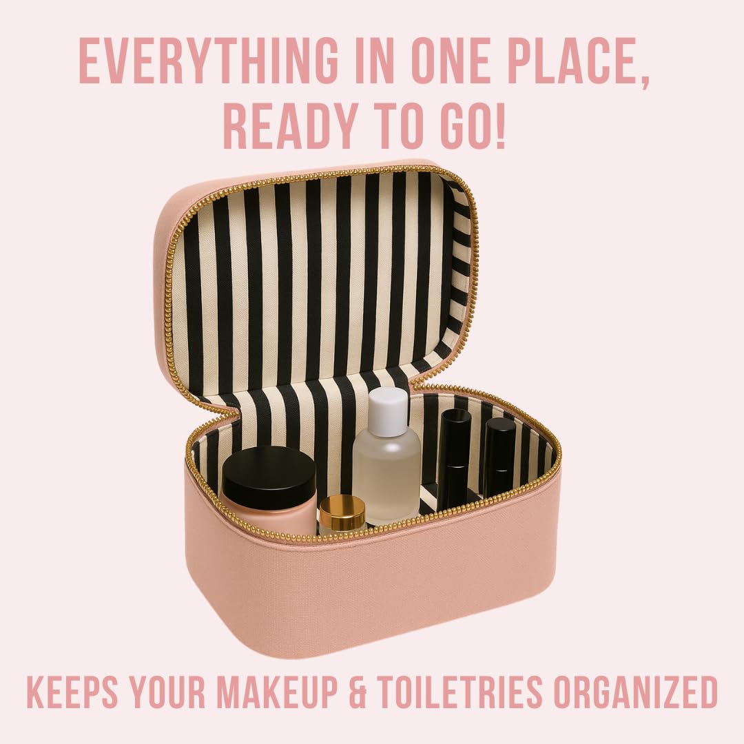 Bolsa de maquillaje Bag-all para mujeres | -Rosa/Rubor - Imagen 4