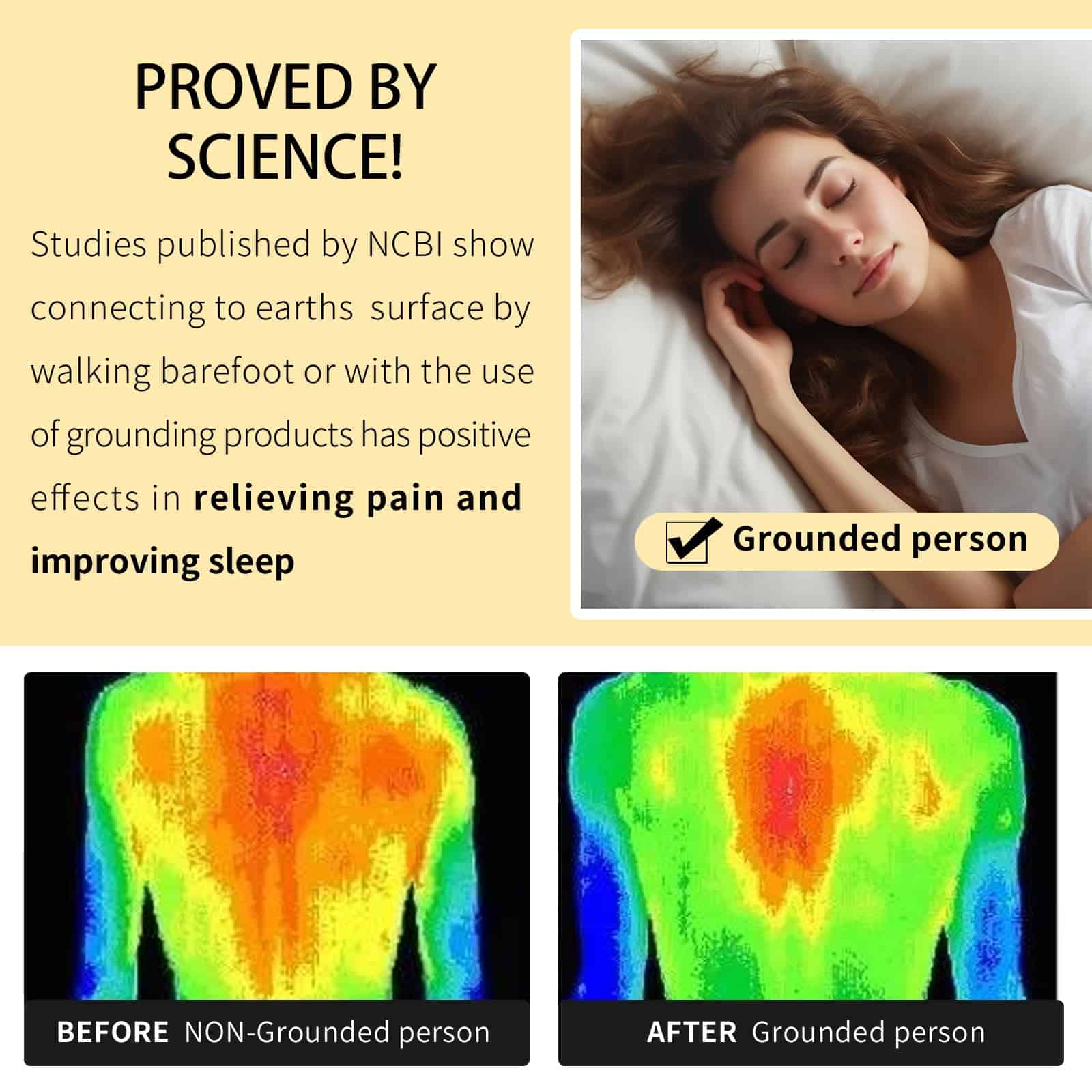 Tapete de Yoga de Conexión a Tierra -Negro - Imagen 3