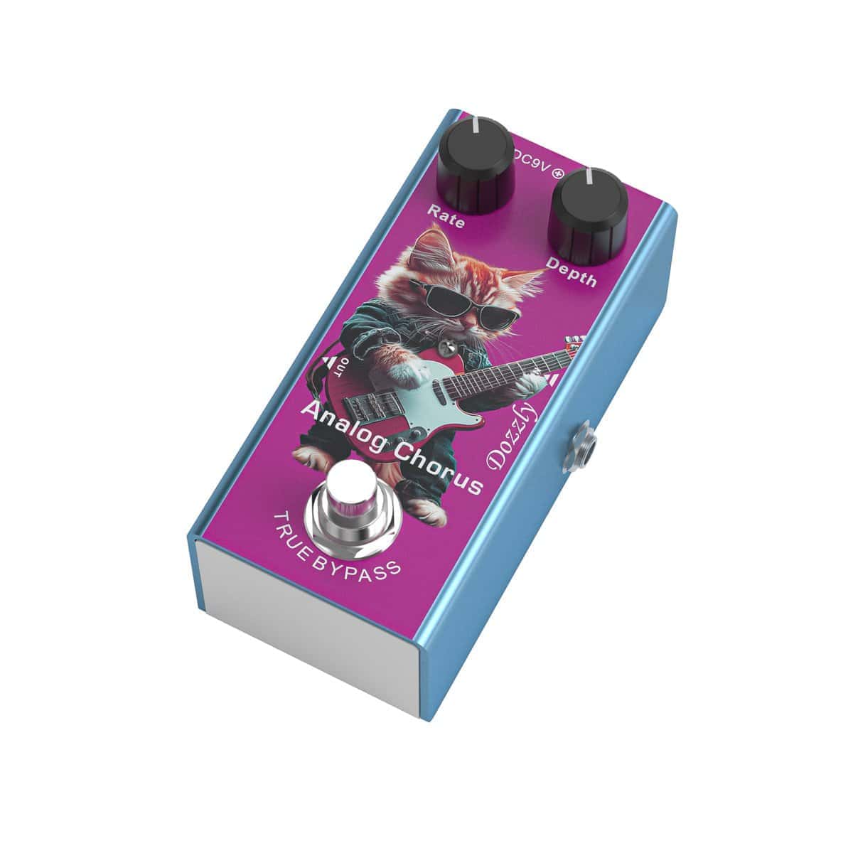 Pedal de Coro para Guitarra Dozzly Chorus Analógico Pedal