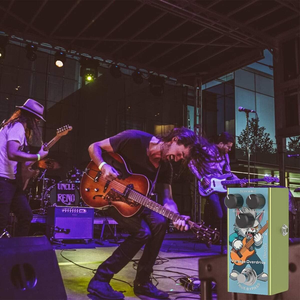 Pedal de guitarra Dozzly Overdrive Vintage Pedal de efectos - Imagen 7