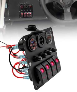 Panel de Interruptores de 4 vías con Protección contra