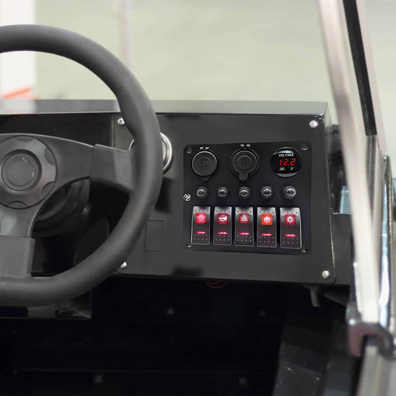 Panel de interruptores de 5 vías con protección contra - Imagen 9