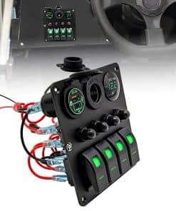 Panel de interruptores de 4 canales con protección contra